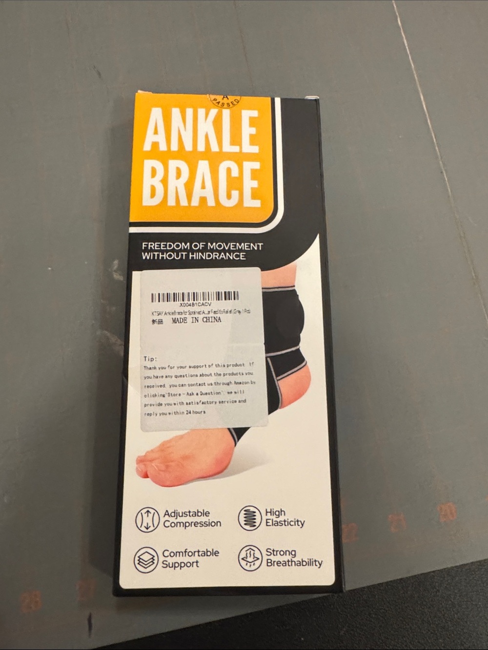 Ankle Brace Compression Support - Black